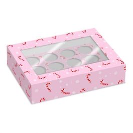 SET 2 CAJAS PARA 12 CUPCAKES SIMPLY MAKING - BASTONES DE CARAMELO