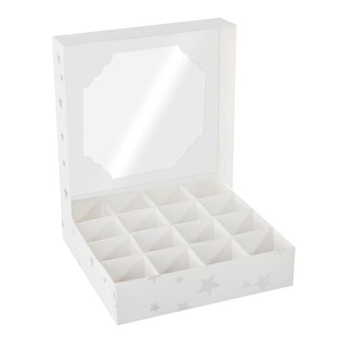 SET 5 CAJAS PARA DULCES SIMPLY MAKING - ESTRELLAS (16 CAVIDADES)