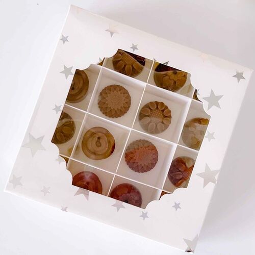 SET 5 CAJAS PARA DULCES SIMPLY MAKING - ESTRELLAS (16 CAVIDADES)
