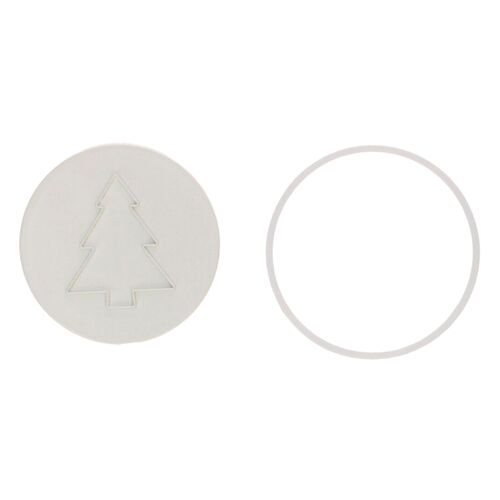 CORTADOR + SELLO PARA GALLETAS WILTON - ARBOL NAVIDAD