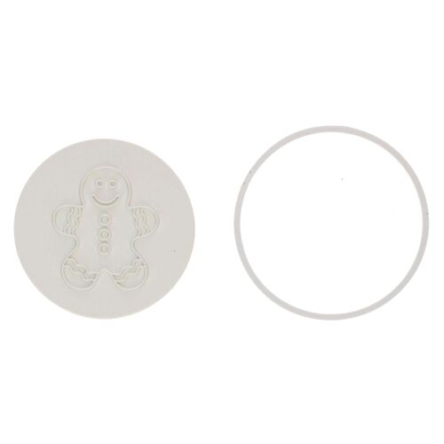CORTADOR + SELLO PARA GALLETAS WILTON - MUÑECO DE JENGIBRE