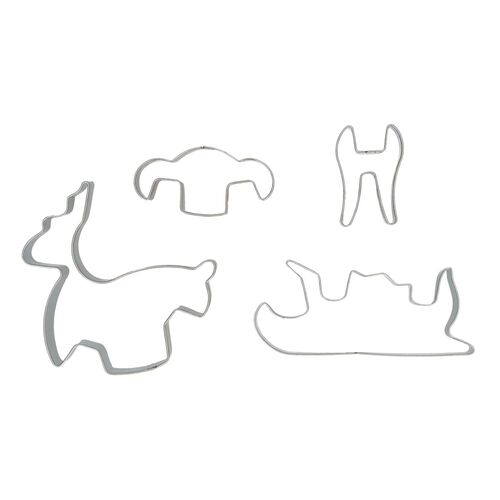 SET CORTADORES WILTON - TRINEO DE NAVIDAD 3D