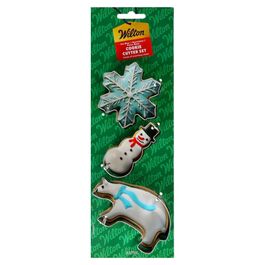 SET CORTADORES WILTON - COPO DE NIEVE / MUÑECO DE NIEVE / OSO POLAR