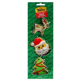 SET CORTADORES WILTON - RENO / SANTA CLAUS / ARBOL DE NAVIDAD