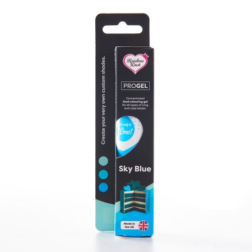 COLORANTE EN GEL "PROGEL" RAINBOW DUST - SKY BLUE / AZUL CIELO 25 G
