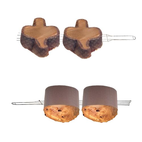 TENEDOR PINCHO PARA ENFRIAR PANETTONES (52 CM) 4 PUNTAS - DECORA