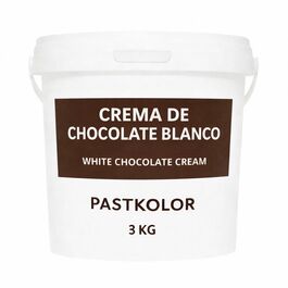 CREMA DE CHOCOLATE BLANCO PASTKOLOR - 3 KG