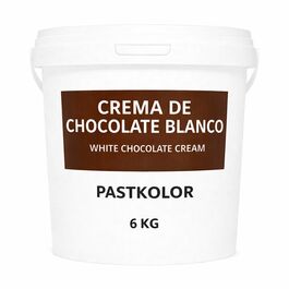 CREMA DE CHOCOLATE BLANCO PASTKOLOR - 6 KG