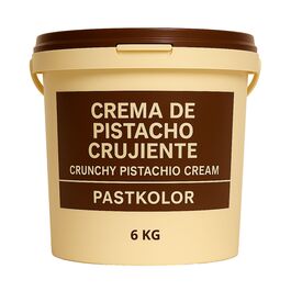 CREMA DE PISTACHO CRUNCHY (12 %) PASTKOLOR - 6 KG
