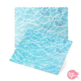 BASE RECTANGULAR AGUA - 30 X 25 CM / 3 MM GROSOR