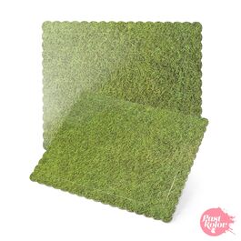 BASE RECTANGULAR CESPED - 30 X 25 CM / 3 MM GROSOR