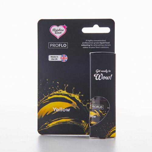 COLORANTE LIQUIDO "FLO" RAINBOW DUST - YELLOW / AMARILLO 19 G