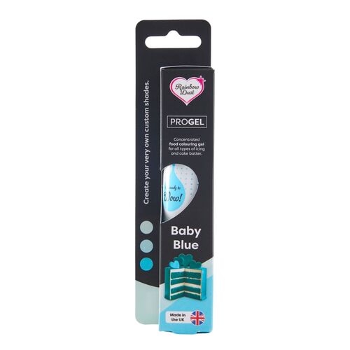 COLORANTE EN GEL "PROGEL" RAINBOW DUST - BABY BLUE / AZUL BEBE 25 G