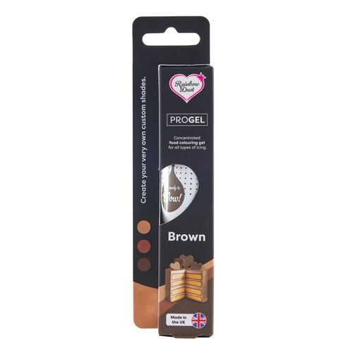 COLORANTE EN GEL "PROGEL" RAINBOW DUST - BROWN / MARRON 25 G