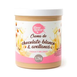 CREMA DE CHOCOLATE BLANCO Y AVELLANAS - 1,2 KG