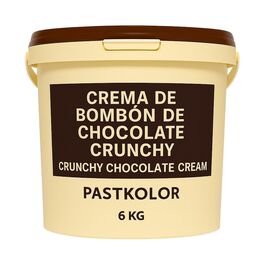 CREMA DE BOMBON DE CHOCOLATE CRUNCHY PASTKOLOR - 6 KG