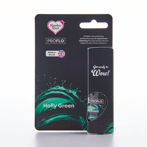 COLORANTE LIQUIDO "FLO" RAINBOW DUST - HOLLY GREEN / VERDE ACEBO 19 G