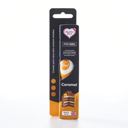COLORANTE EN GEL "PROGEL" RAINBOW DUST - OCHRE / CARAMELO 25 G