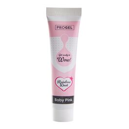 COLORANTE EN GEL "PROGEL" RAINBOW DUST - BABY PINK / ROSA BEBE 25 G