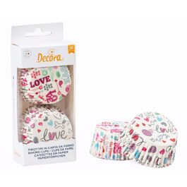 CAPSULAS CUPCAKES "LOVE" - DECORA