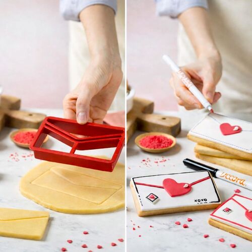 CORTADOR PARA GALLETAS DECORA - MENSAJE DE AMOR