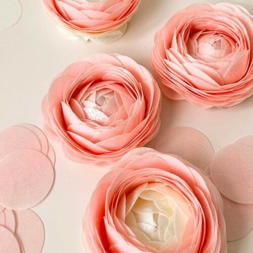 LAMINAS PAPEL DE OBLEA COMESTIBLES FINAS (A4) DE COLORES - DECORA