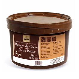 MANTECA DE CACAO DESODORIZADA CACAO BARRY - 3 KG