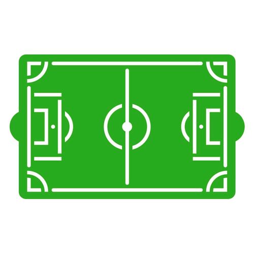 PLANTILLA DECORATIVA PARA TARTAS CAMPO DE FUTBOL – DECORA