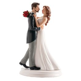 FIGURA PARA TARTA PAREJA BAILANDO VALS