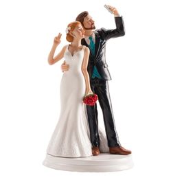 FIGURA PARA TARTA PAREJA SELFIE