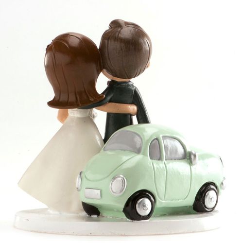 FIGURA PARA TARTA COCHE JUST MARRIED